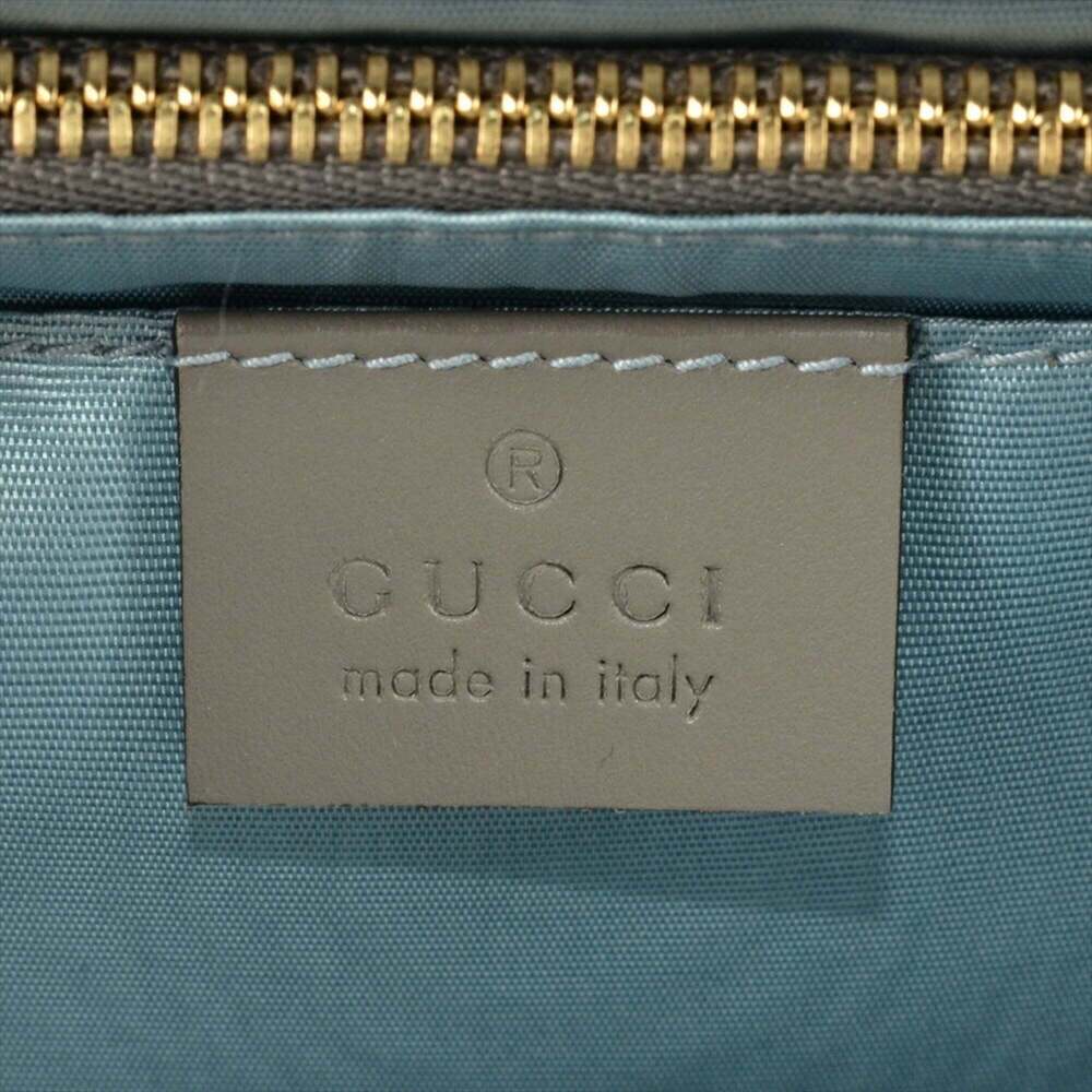 GUCCI Gray Leather Shoulder Bag - Picture 6 of 7